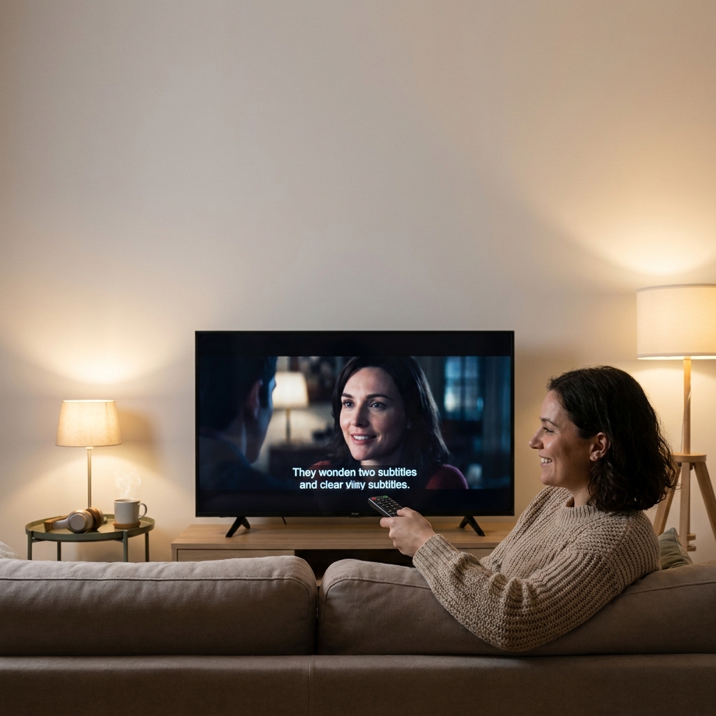 Movie night sound and subtitle setup for clearer, more enjoyable viewing