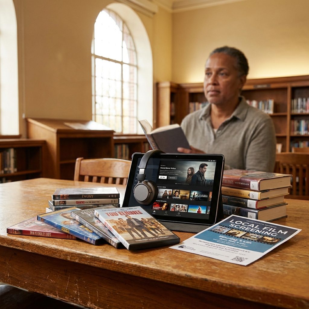 Smart, safe way to get free/low-cost entertainment from your local library (movies, apps, events)