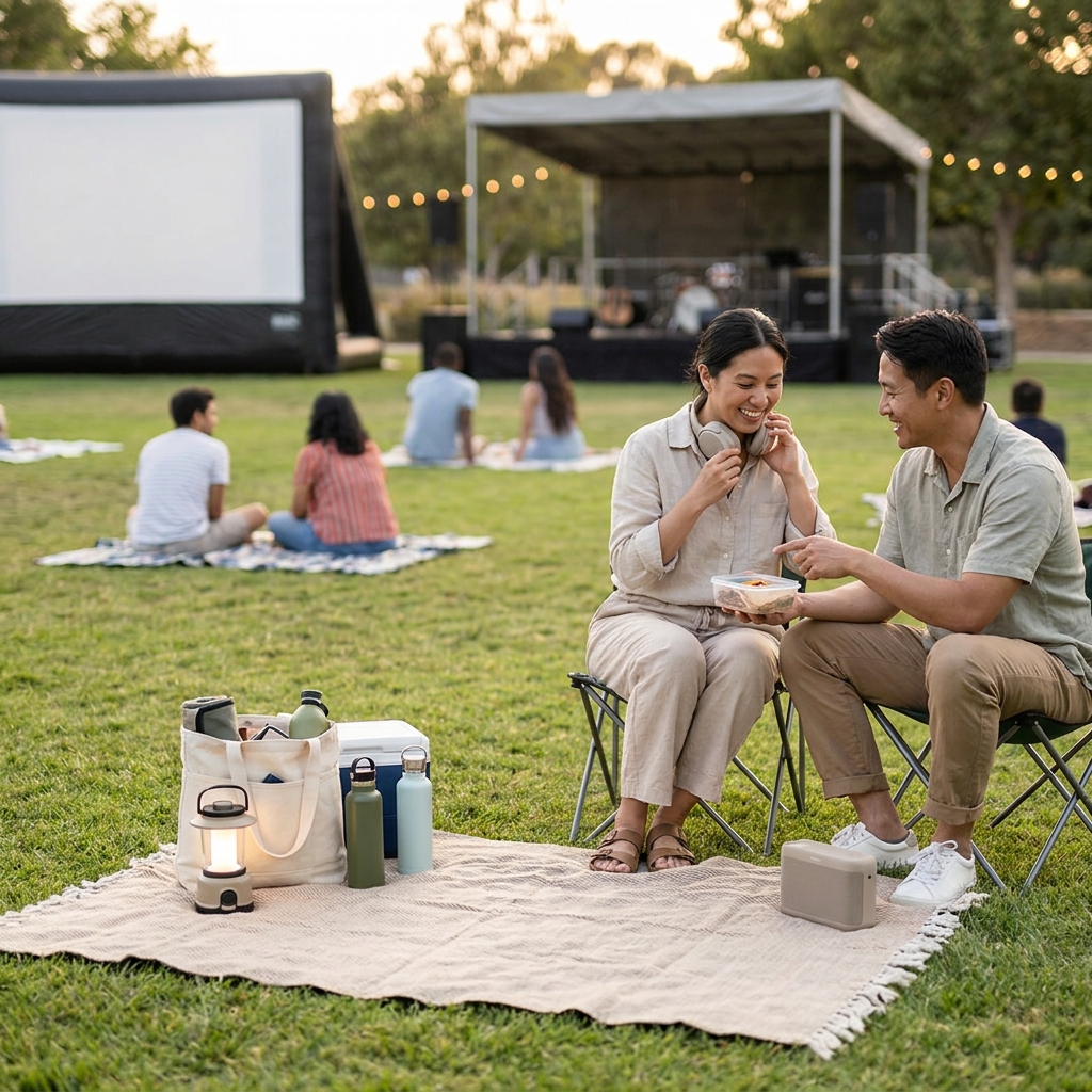 A practical guide to summer concert and outdoor-movie etiquette (for a better experience)