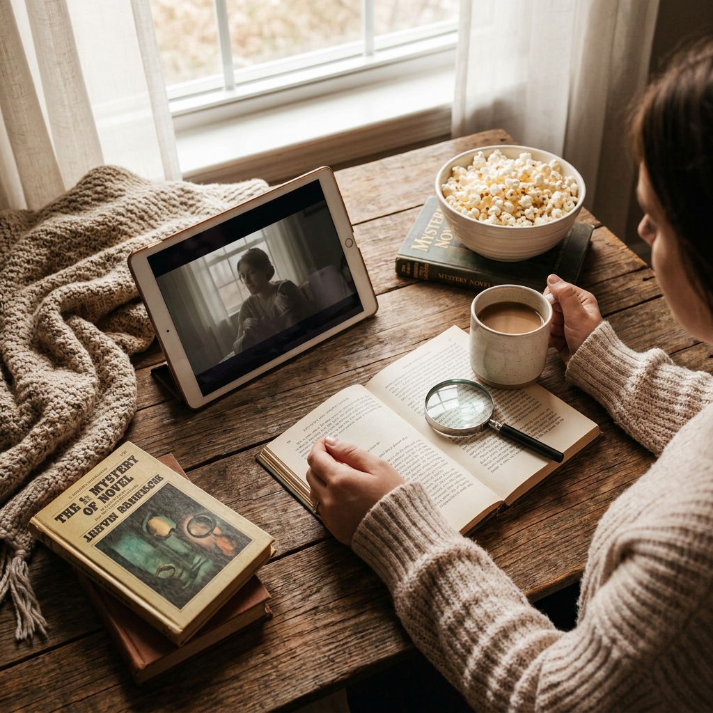 How to plan a cozy ‘summer mystery night’ without graphic content (books + shows)