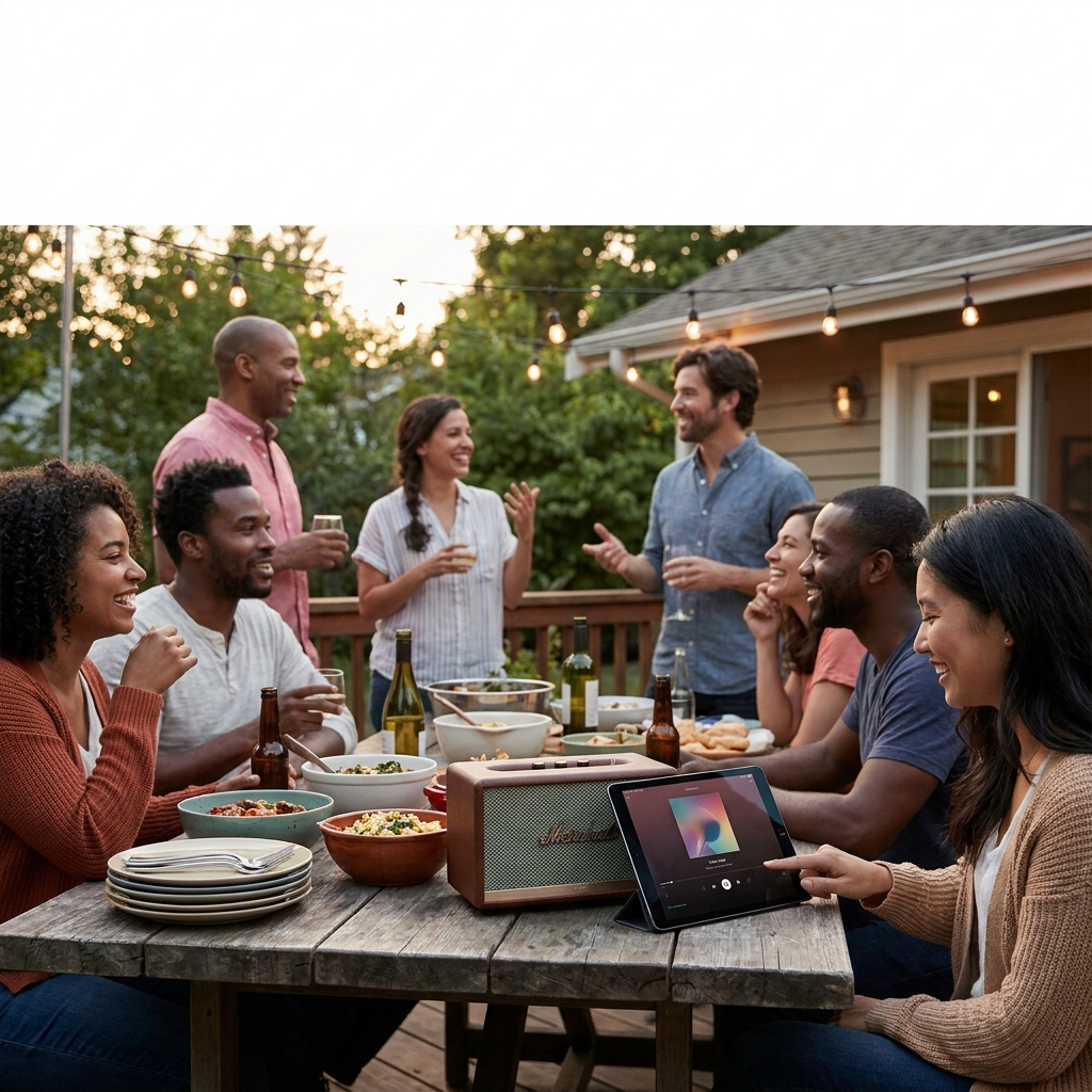 How to host a simple ‘summer potluck + playlist’ night (music as the main entertainment)