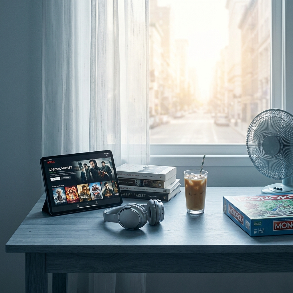 A practical ‘heat-wave entertainment plan’ (cool indoor fun, non-sensitive)