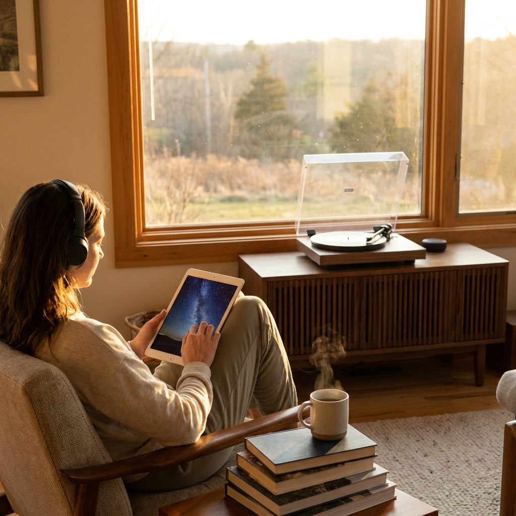A ‘solstice Sunday’ slow-day entertainment plan (cozy, reflective, non-sensitive)