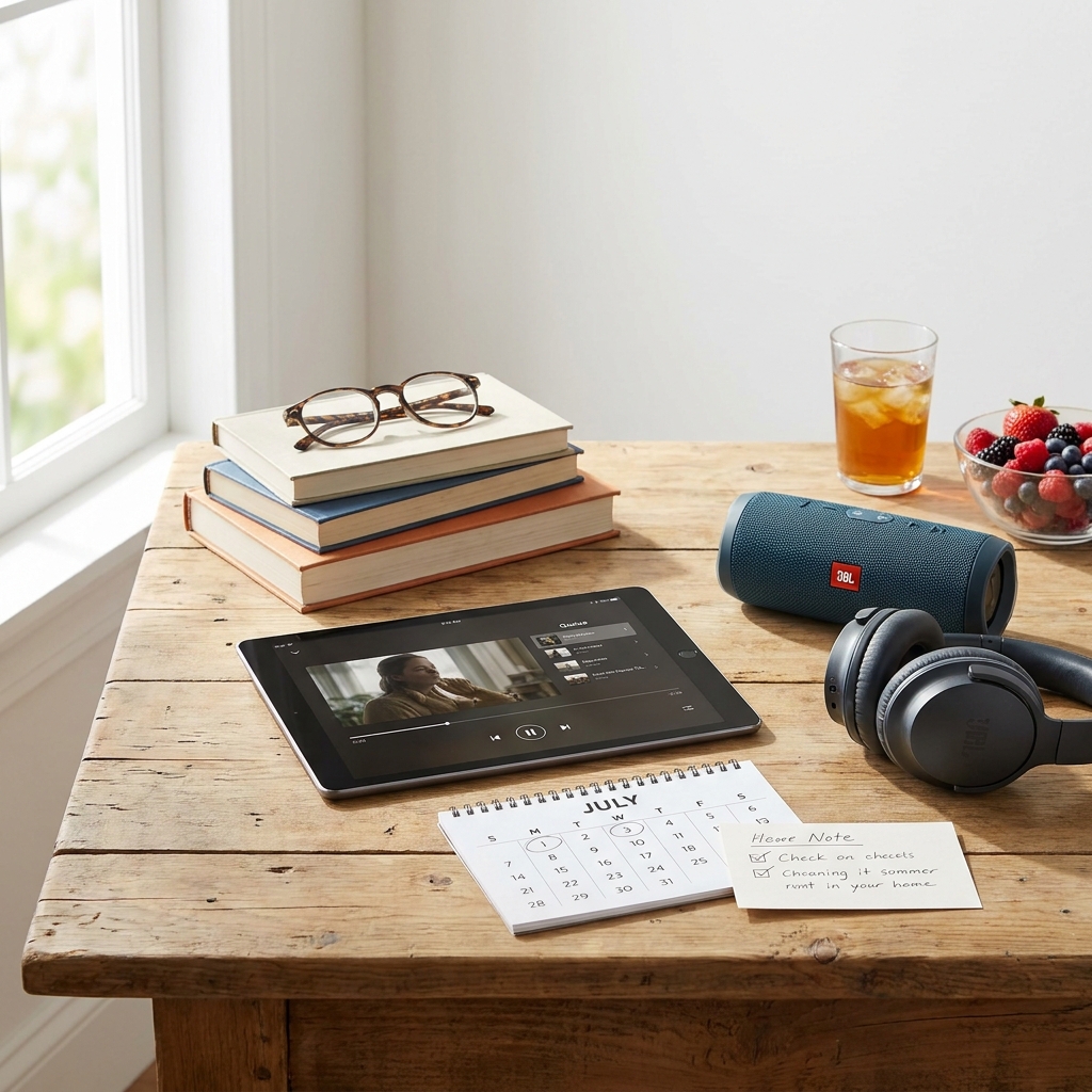 A practical July 1 ‘month-start’ entertainment setup (watch/listen/read)