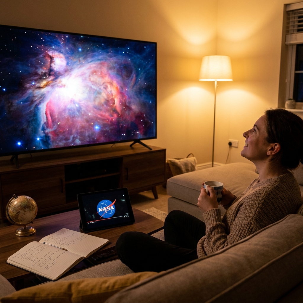 A practical guide to planning a summer ‘space documentary night’ (awe-first, not intense)