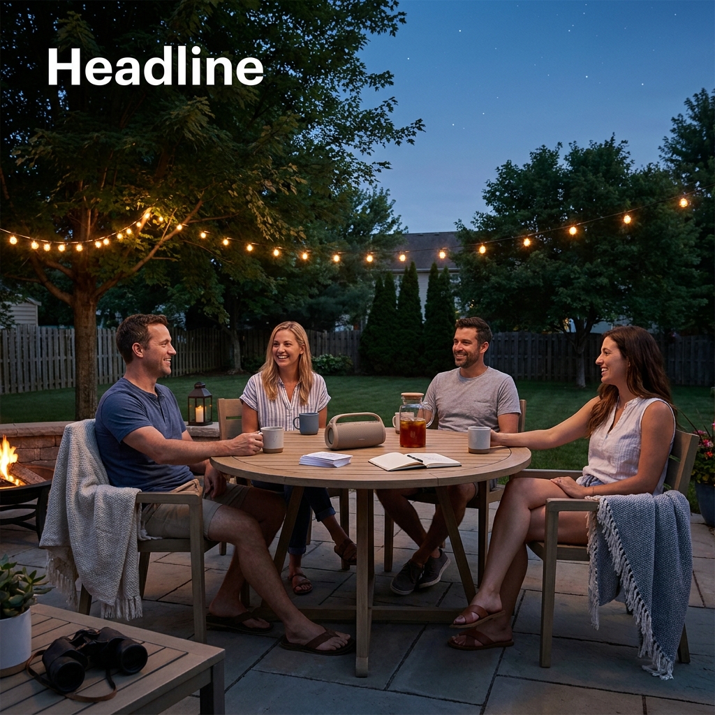 A practical ‘late July Saturday night’ outdoor-at-home entertainment plan (patio edition)