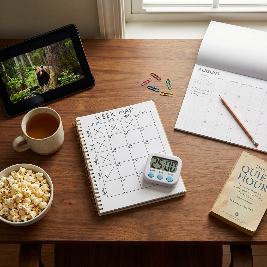 A practical ‘final week of July’ entertainment plan (finish + refresh)
